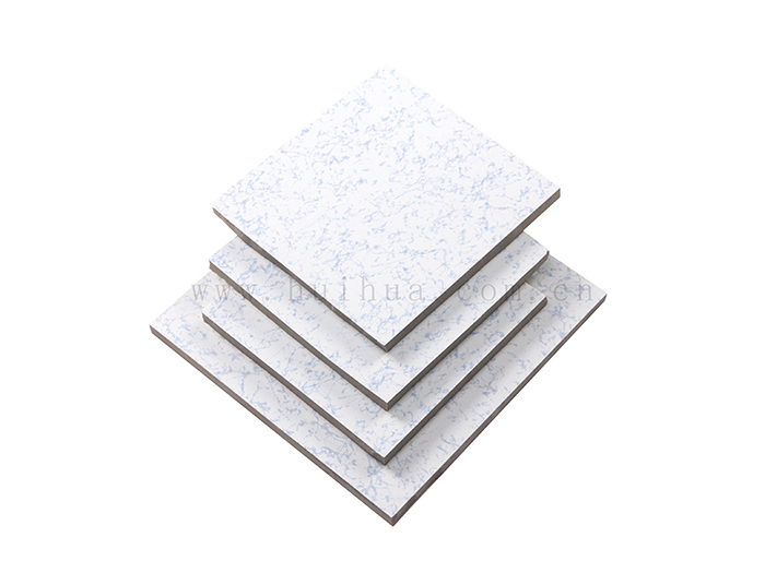 F6611 anti-static porcelain floor tiles (blue flowers on white)